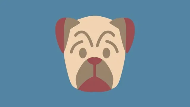 The animated logo build. He has a video presence.