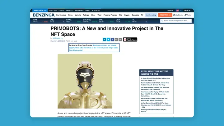 Primobots Benzingassa